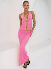 De Angelo Maxi Skirt Pink