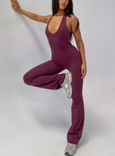 Sunday Session Active Flare Leg Pant Plum