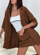 Caraliia Shirt Brown