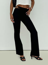 Eyes On You Flare Pants Black