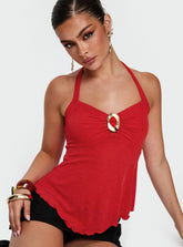 Attina Hardware Detail Top Red