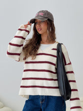 Forte Knit Sweater Red / Cream