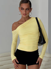 Beller Long Sleeve Top Lemon