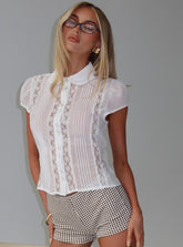 Loisee Blouse Top Cream