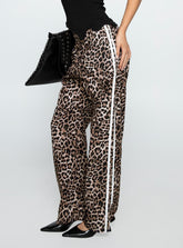 Buzzer Track Pants Leopard