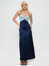 Better Than Words Lace Maxi Dress Navy