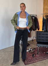 Ellanor Low Rise Straight Leg Jean Washed Black