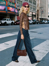 California King Mid Rise Straight Leg Jeans Dark Blue