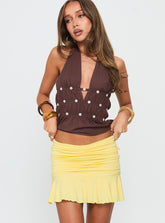 Celebrations Mini Skirt Lemon