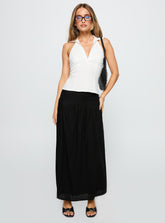 Human Nurture Maxi Skirt Black