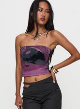 Cherry Lips Tube Top Multi