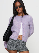 Denmark Cardigan Lilac