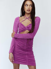 Dillon Mini Dress Purple