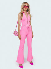 Marcia Flare Pant Pink