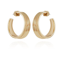 Chunky Open Hoop Earrings