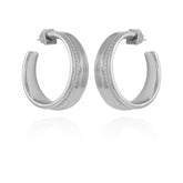 Chunky Open Hoop Earrings