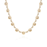 Goldtone Pave Multi-Coin Statement Necklace