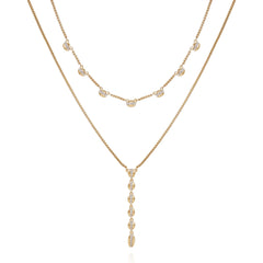 Crystal Layered Necklace