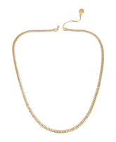 Goldtone Fancy Curb Necklace