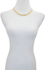 Layered Goldtone Chain Necklace