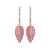 Gold Tone Drop Earrings