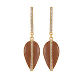 Gold Tone Drop Earrings