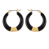 Goldtone Spike Drop Earrings