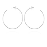 Large Open Hoop Earrings