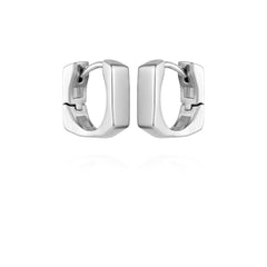 Rectangle Huggie Hoop Earrings