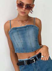 Vihaan Top Blue Wash