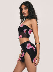 Corella Set Black / Pink Floral