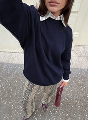 All Day Crewneck Sweatshirt Navy