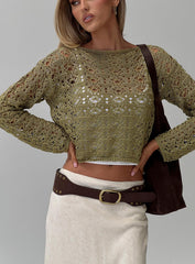 Birdena Sweater Green