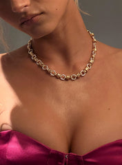 Annalie Linked Necklace Gold / Silver