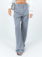 Archer Pants Pinstripe Grey Petite