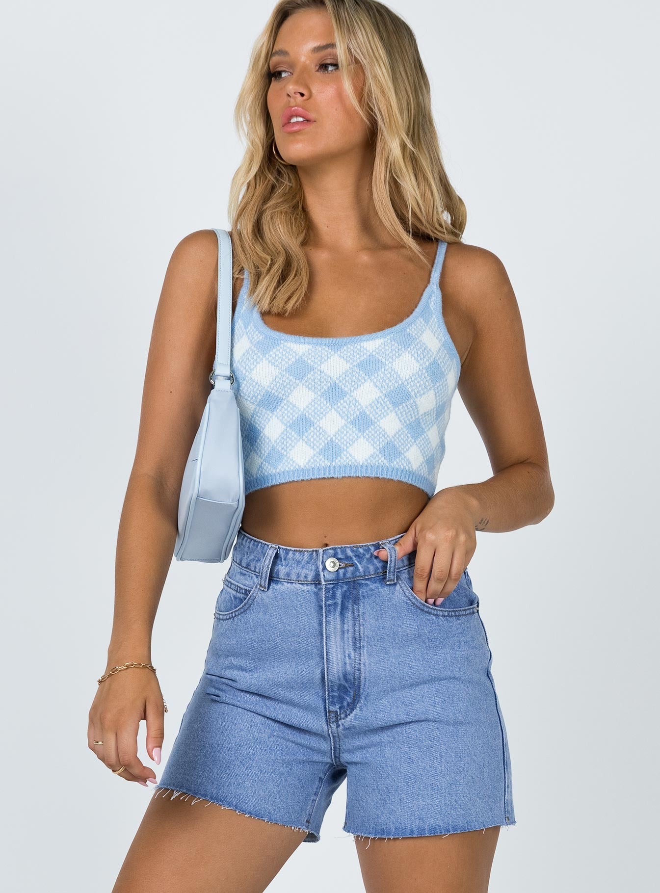 Laurena Midwash Denim Shorts