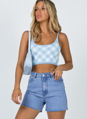 Laurena Midwash Denim Shorts