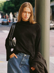 Allen Ribbed Sweater Black