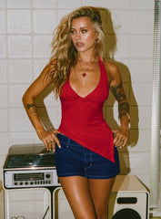 Chilli Halter Top Red