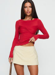 Can't Sleep Skort Beige