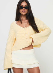 Artha Cardigan Lemon
