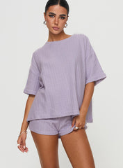 Cammie Knit Set Lilac