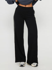 Ascenda Straight Leg Track Pant Black