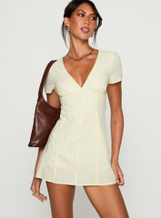 Loveliness Playsuit Lemon