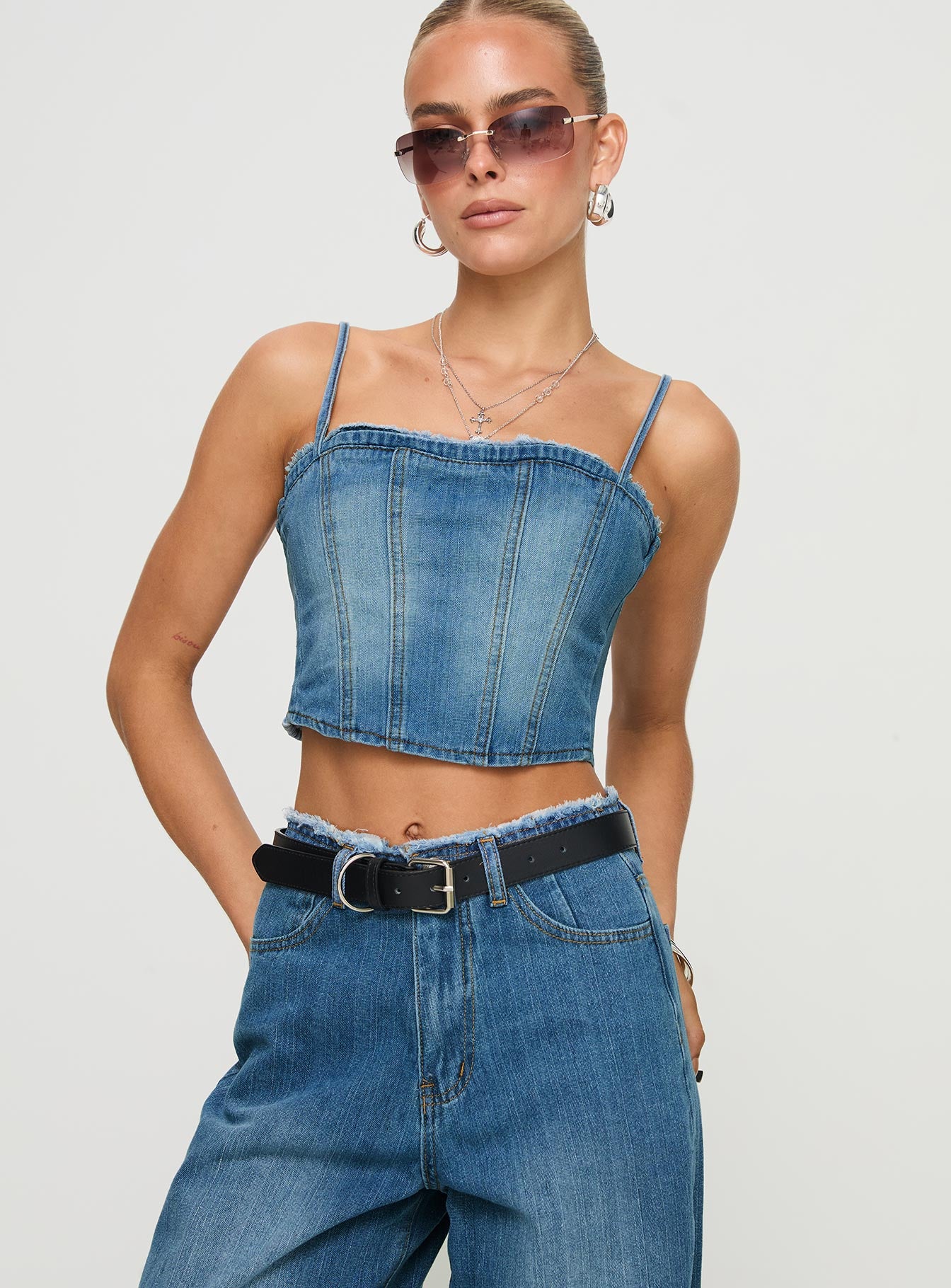 Vihaan Top Blue Wash