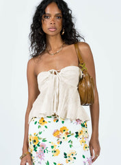 Long Summer Nights Top Ivory