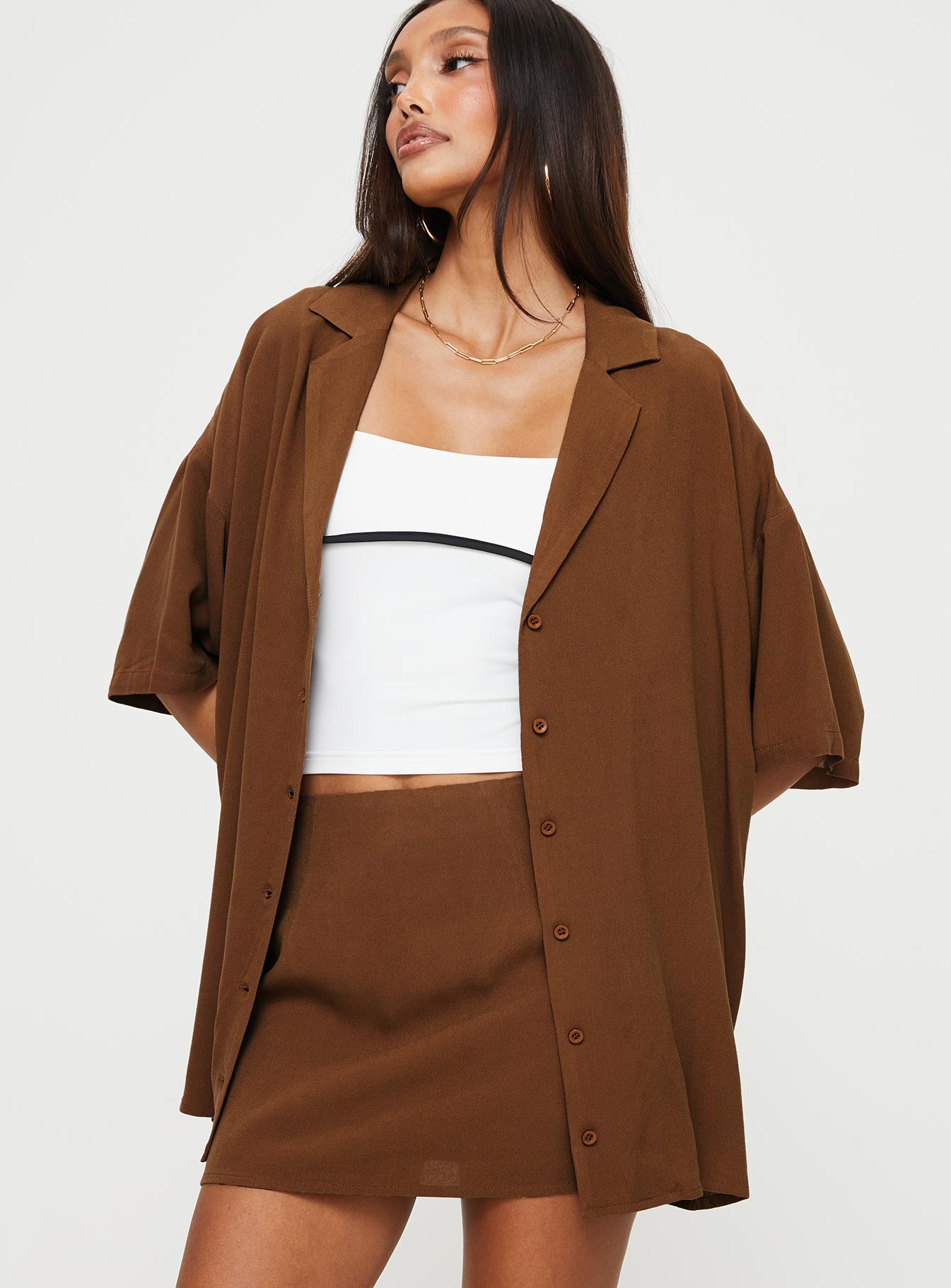 Caraliia Shirt Brown