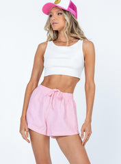 Beach House Shorts Cord Pink