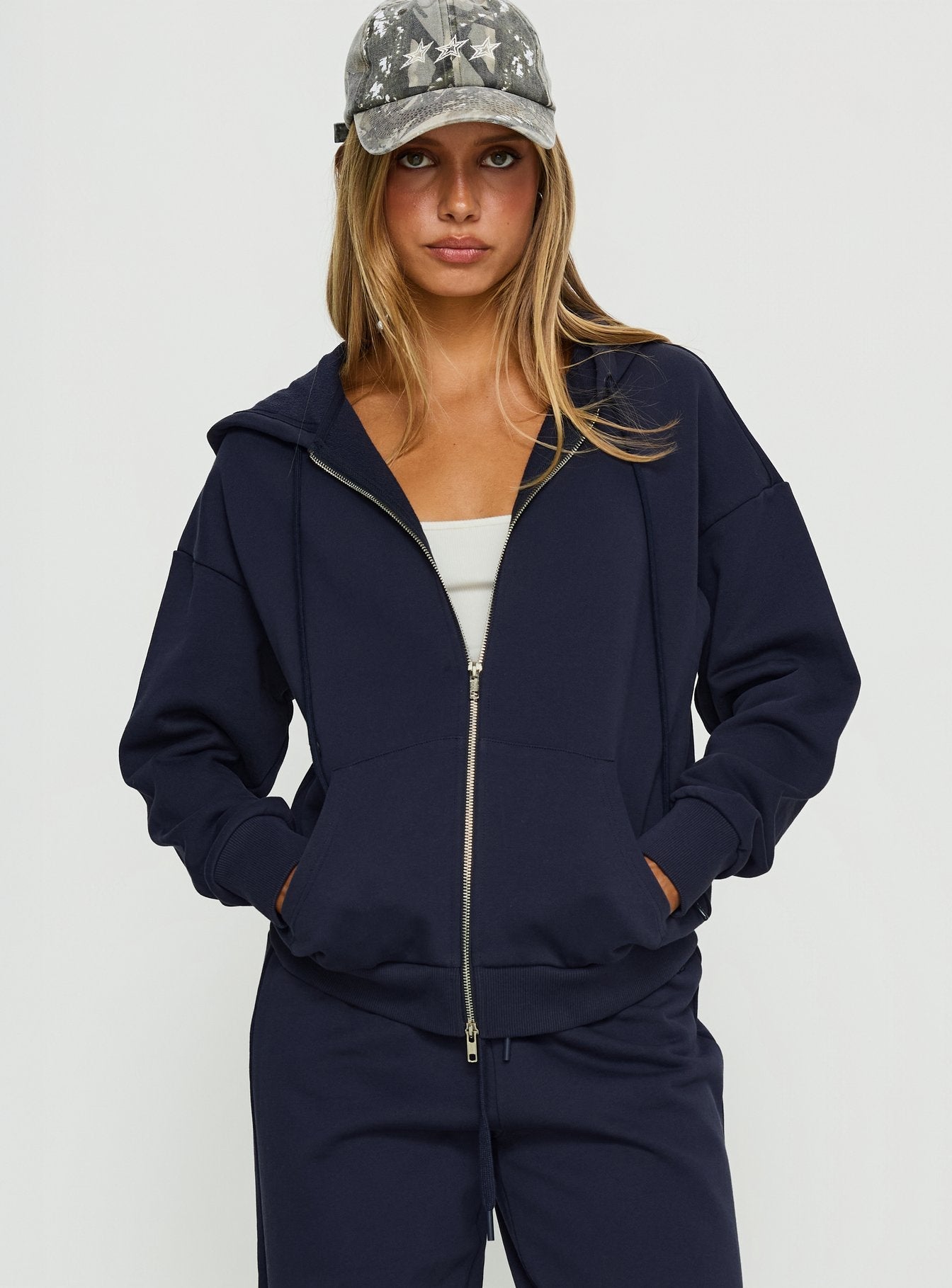 All Day Oversized Hoodie Navy