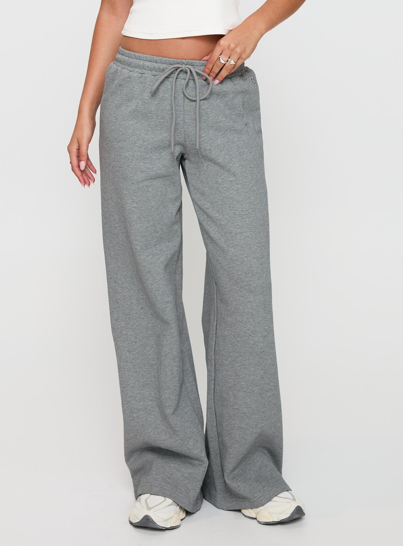 All Day Straight Leg Sweatpants Grey Marle